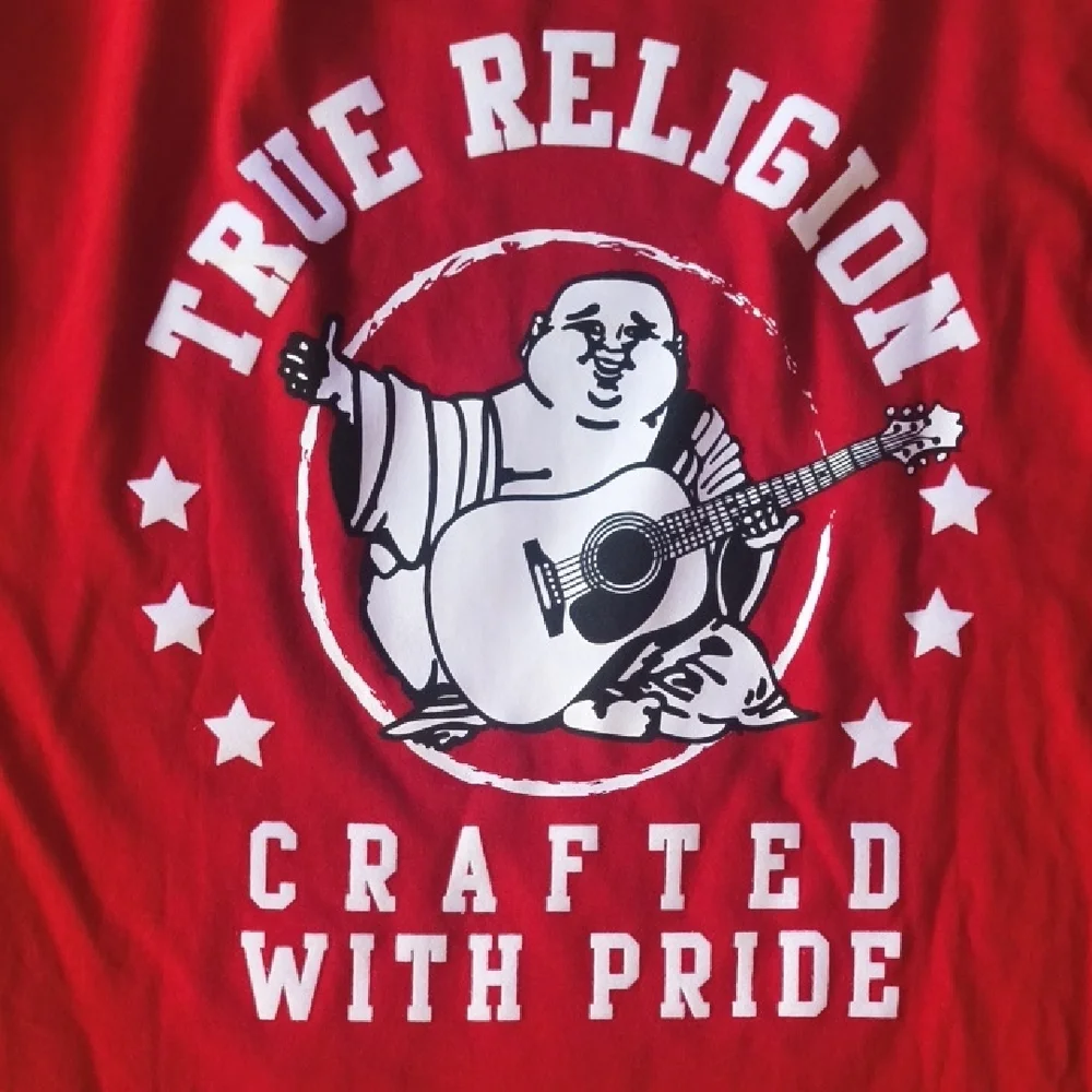 True Religion Bold Red Short Sleeve Tee